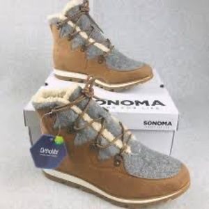 Sonoma Orpington Women's Hiking Boots, Size 10, Color Cognac